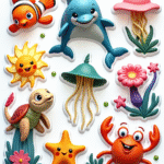 Sea Life  - Sticker Sheet v9